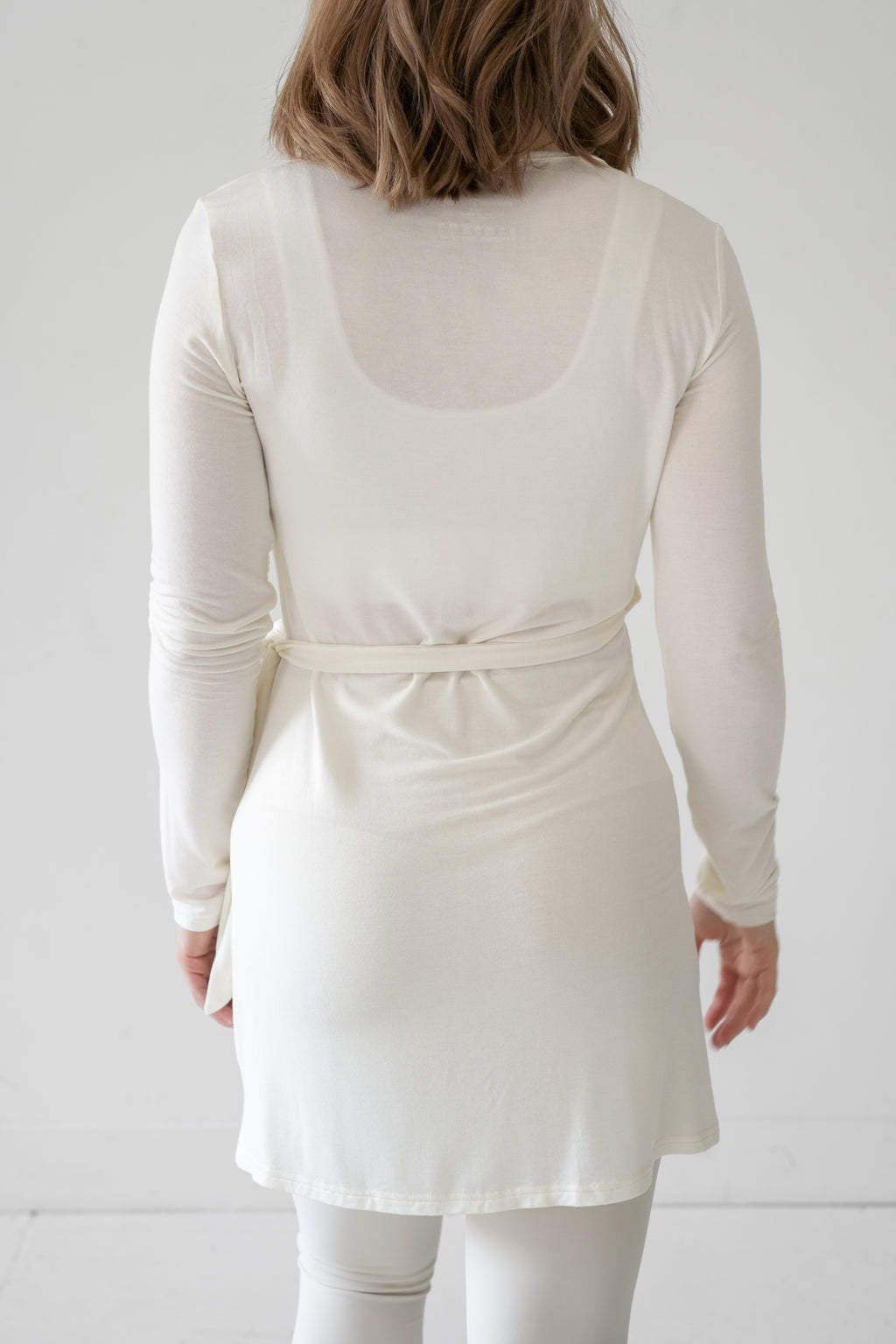 The Signature Wrap Top - Vanilla