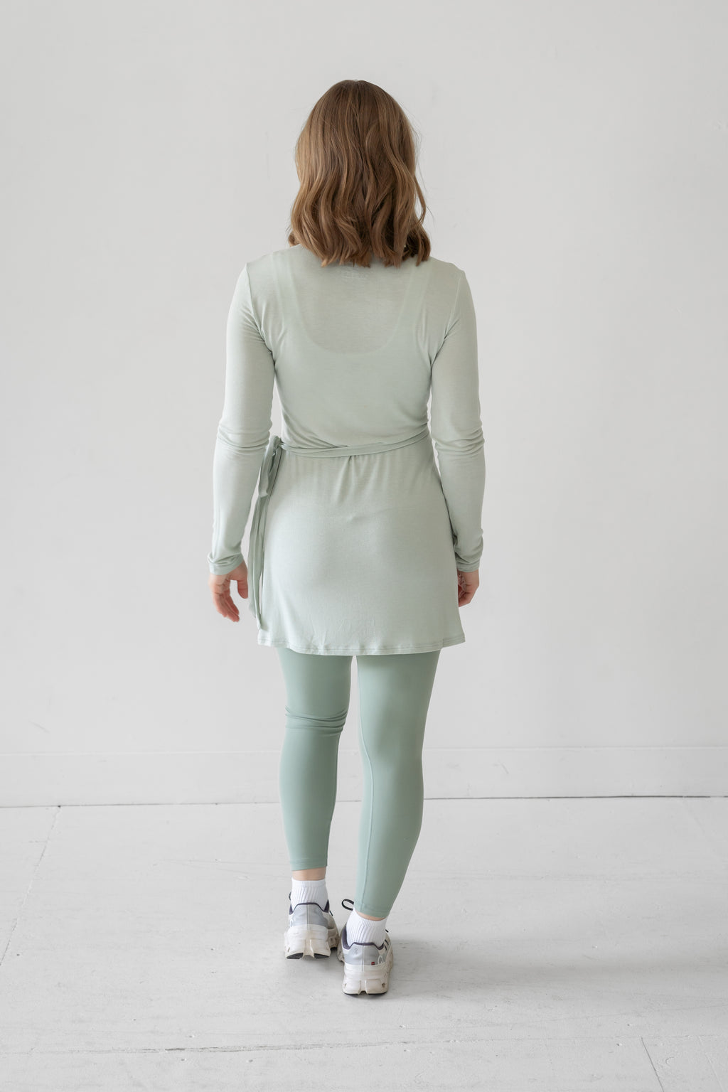 The Signature Wrap Top - Mint Green