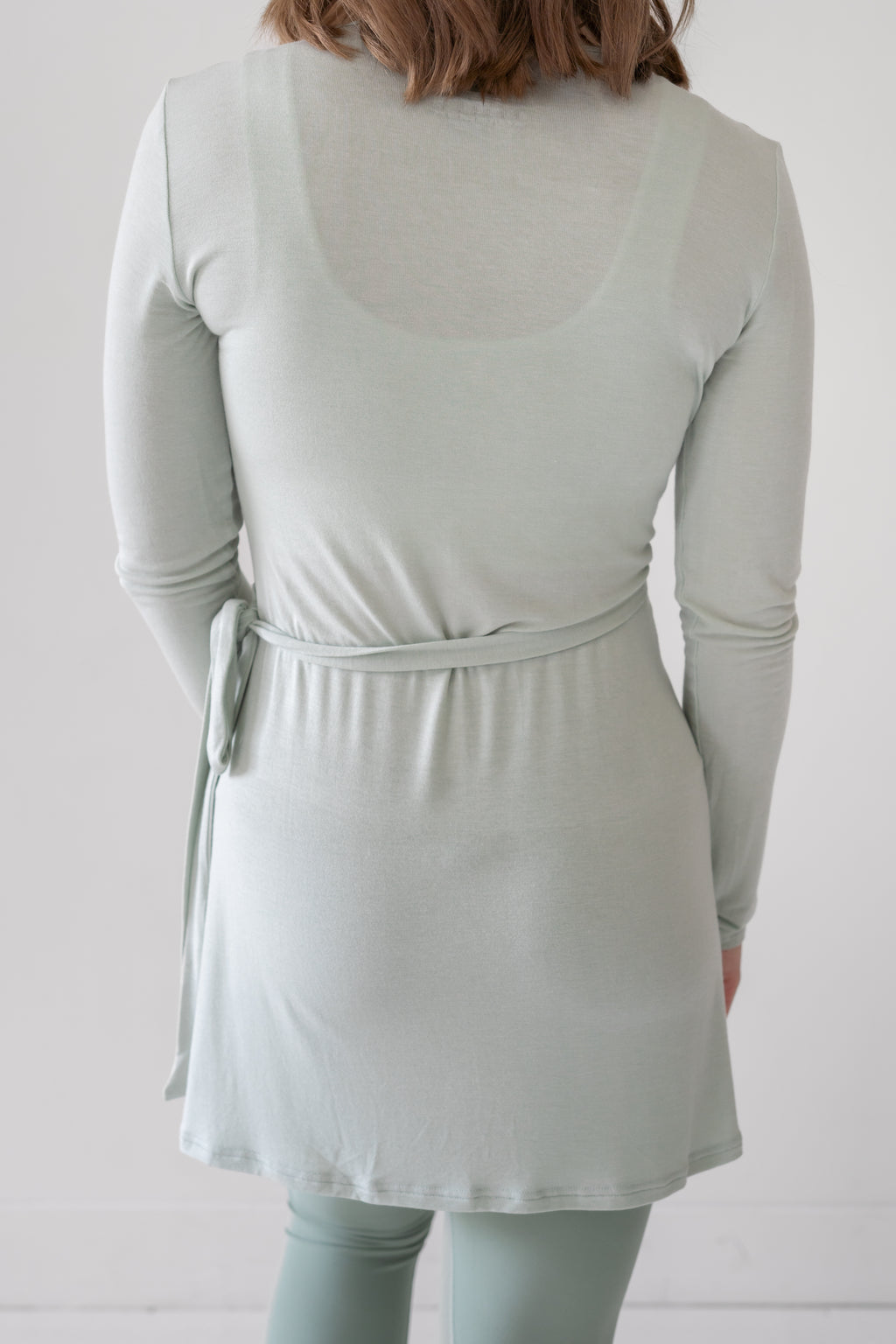 The Signature Wrap Top - Mint Green