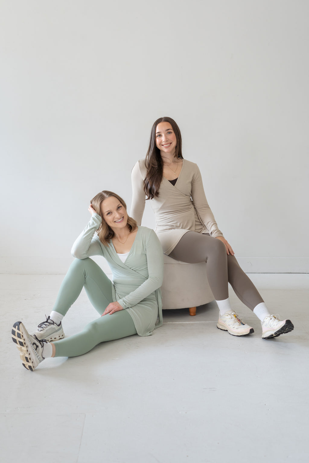 The Signature Wrap Top - Mint Green