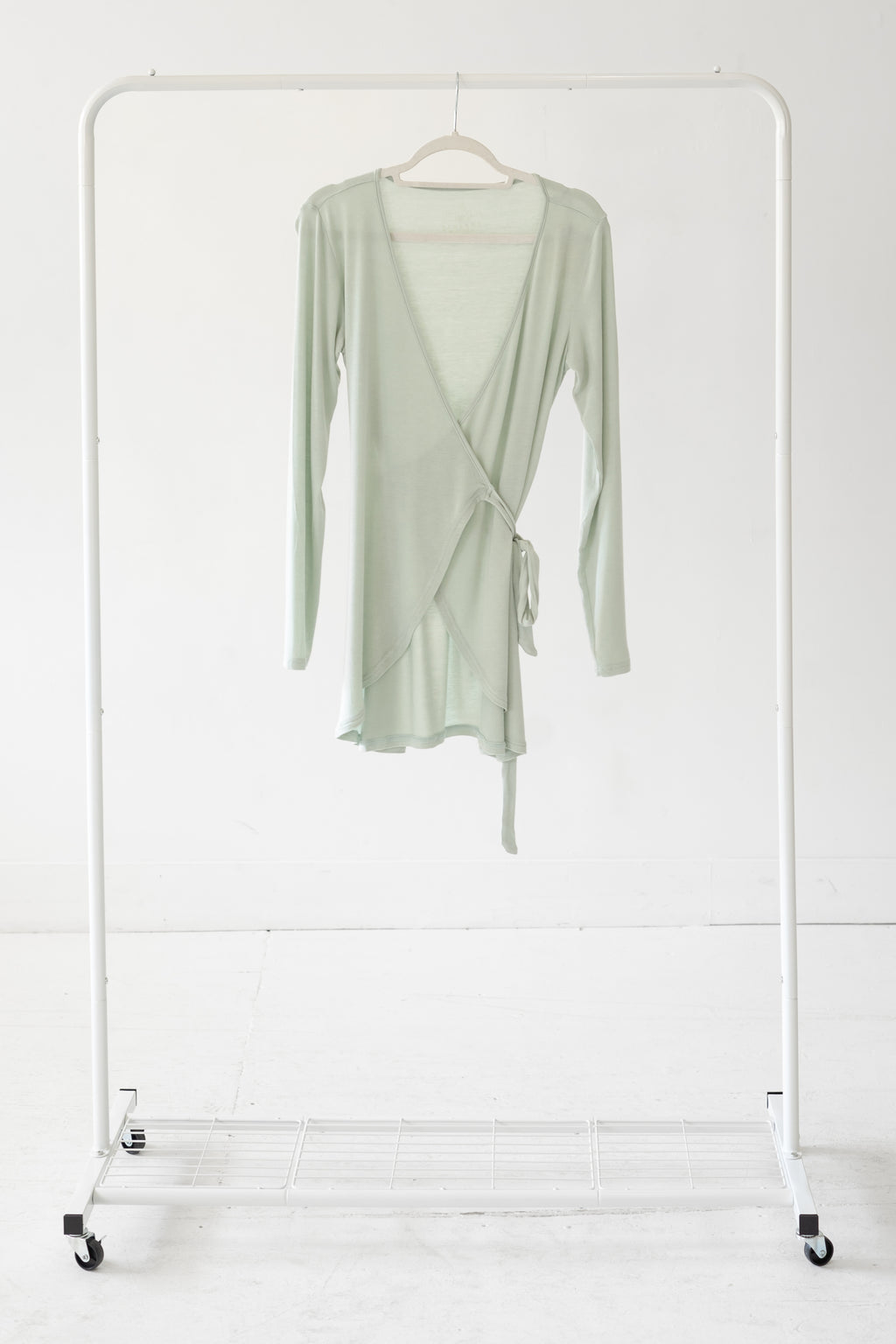 The Signature Wrap Top - Mint Green