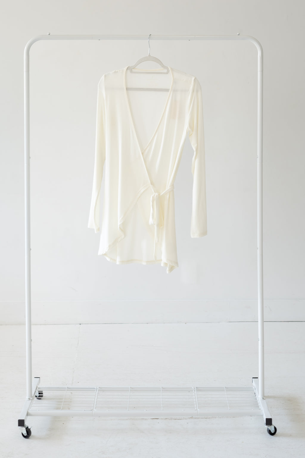 The Signature Wrap Top - Vanilla